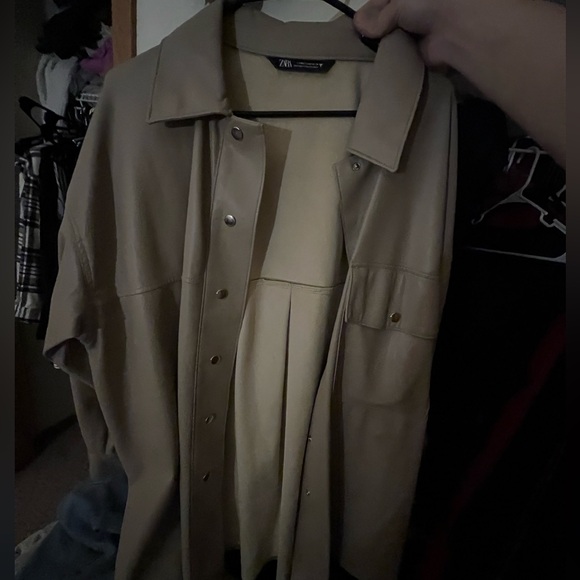 Zara Leather Jacket - Picture 3 of 4